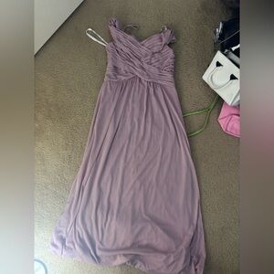 Elegant Mauve Evening Gown